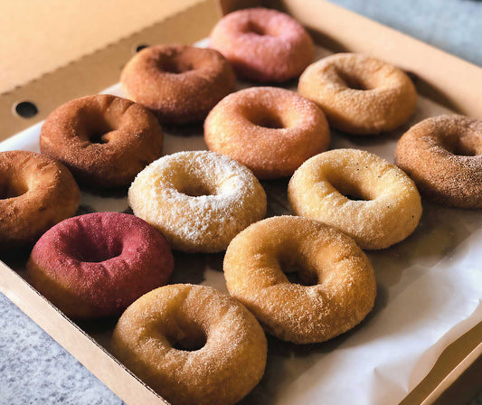 Flavoured Box of 12 Donuts