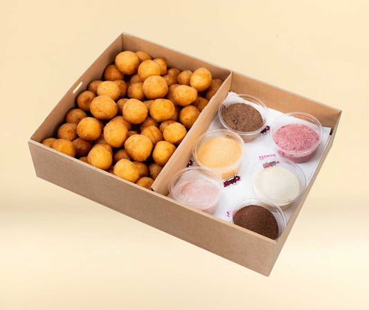 Flavoured 50 Donut Bites Party Box